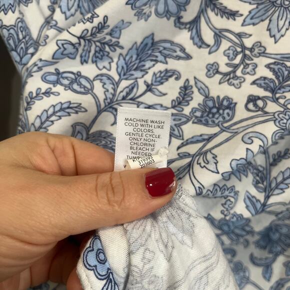 J. Jill Cotton Tencel Modal Soft Touch Knit Top Long Sleeve Sz M Tall - Picture 4 of 9